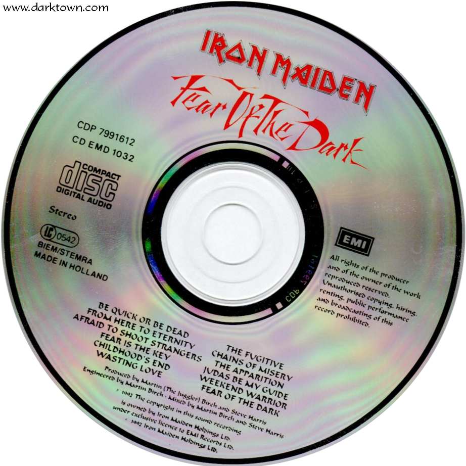 Fear of the Dark - Iron Maiden Songs, Reviews, Credits